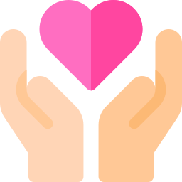 Herz in Händen Symbol für Vertrauen und Menschlichkeit