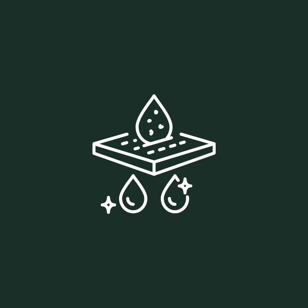 Symbol für wasserfeste Beschichtung und Lackierungen