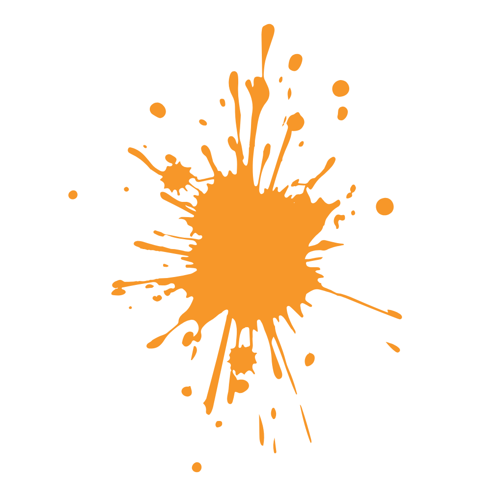 Warmer Orangeton als Inspiration für eine Akzentwand im Wohnbereich